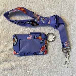 ThredUP: Vera Bradley Wide Lanyard & Zip ID Case in Mural Garden